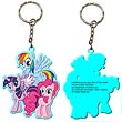 My Little Pony Friendship Is Magic Group Ponies Key Chain